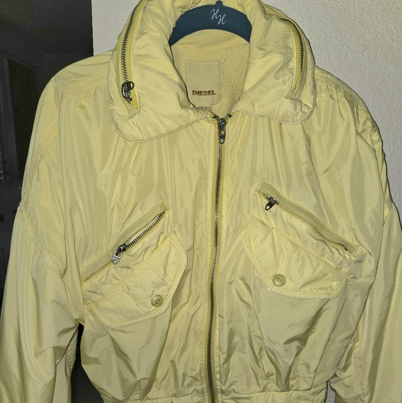 Diesel Women's Vibrant Yellow Bomber Jacket - Picture 2 of 11